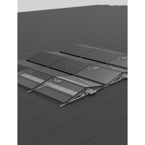  Kit sistem fixare fotovoltaic orientare est-vest 50kw